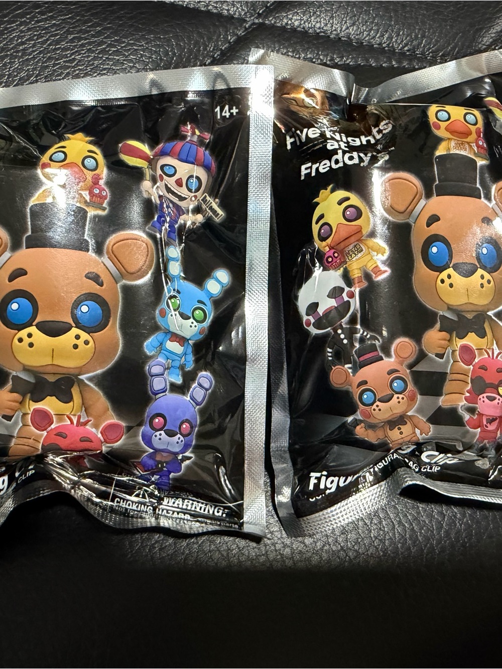Five Nights At Freddy’s FNAF Series 1 Figural Bag Clip Keychains Lot Of 2 New!